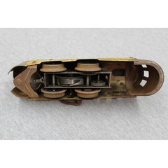 Hafner Wind Up Train Yellow Union Pacific M-10000 Overland Flyer Tinplate Track