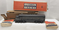 LIONEL O-GAUGE POSTWAR 2344T DUMMY A-UNIT NEW YORK CENTRAL WITH ROUGH OB