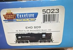 Broadway Limited BlueLine SD9 Penn Central #6915 HO Diesel Sound DCC weathered