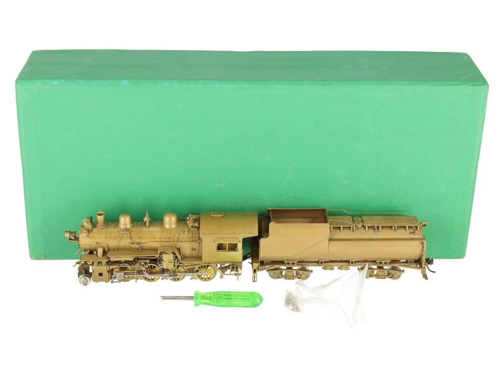 Overland Models HO Brass Chesapeake & Ohio G9 2-8-0 Steam Loco -Unpainted EX/Box