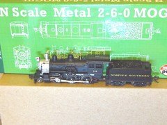 N SCALE METAL USRA 2-6-0 MOGUL NORFOLK SOUTHERN, ANALOG DC NEW DCC READY 87650