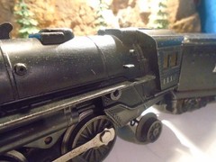 LIONEL VITG DIECAST 2-4-2 STEAM LOCOMOTIVE No 1110,TESTED,SCOUT TENDER 5-164-5
