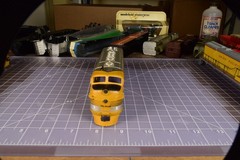 HO SHELL Rio Grande EMD F series, no inserts, cond issues SH3