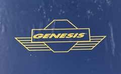 Genesis Santa Fe SD45-2 5687 Diesel Locomotive HO Yellow/Black ATHG86084 – NIB