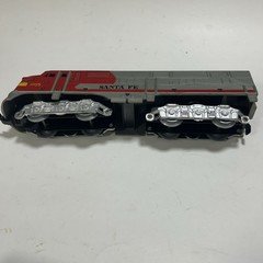 Marx O Scale Santa Fe 1095 Locomotive & Dummy Vintage Train Set Untested Read