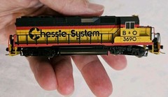 ATLAS N SCALE #48505 CHESSIE SYSTEM B&O GP-40 DIESEL LOCOMOTIVE Road # 3690