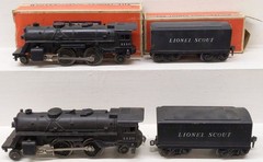 Lionel Vintage O 1110 2-4-2 Postwar Steam Locomotives & 1001T Tenders [2]