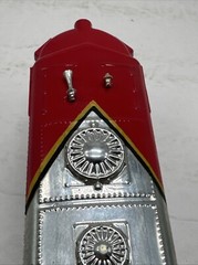 Bachmann Santa Fe Locomotive #307 Diesel Red Silver Tested Vintage Train