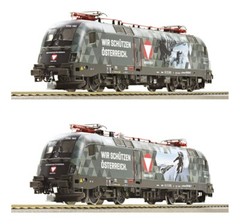 Roco 70491 1116 182-7 ÖBB Rh 1116 Bundesheer Advertising Livery Green