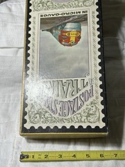 Aurora Postage Stamp Trains Santa Fe Original Box Only, No Trains No Box Inserts