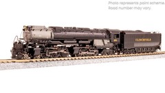 Broadway N-SCALE 6990 Clinchfield Challenger 4-6-6-4, #674, Black & Graphite