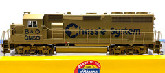 HO ATHEARN 89761 GP40-2 CHESSIE SYSTEM BALTIMORE & OHIO B&O # GM50 GOLD DC