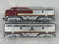 HO Walthers Proto Santa Fe F3 A/B Diesel Locomotive Set ATSF DCC SOUND