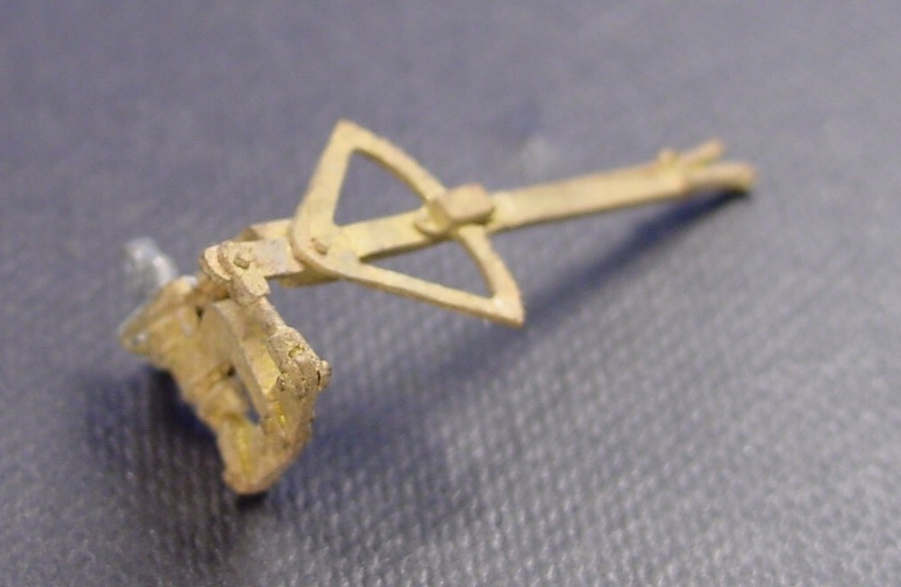 O SCALE On3/On30 BRASS STEAM LOCOMOTIVE BACKHEAD THROTTLE ASSY. WISEMAN OB-36B