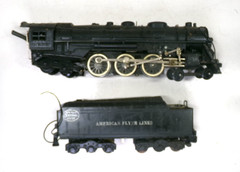 S scale American Flyer 4-6-4 NYC steam engine #322 (lot 0727)