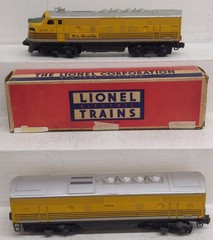 Lionel 2379 Vintage O Rio Grande F3 AB Diesel Locomotive Set/Box