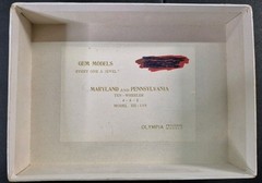 Vintage 1961 GEM MODELS OLYMPIA EH-108 4-6-0 TEN WHEELER in box Excellent Shape