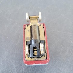 N Scale 0-4-0 Red Trolley Diesel Locomotive Plastic Steel Model Train N Gauge
