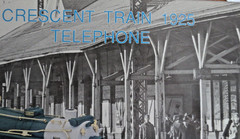 Vintage Crescent Train 1925 Locomotive Telephone – NEW – Never Out of Box