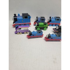 Thomas & Friends Chuggington Train Lot 10pc Wood Diecast Plastic Mixed Engines