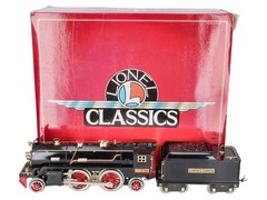 Lionel 6-13100 O Standard Gauge 390E Black Steam Locomotive and Tender EX/Box