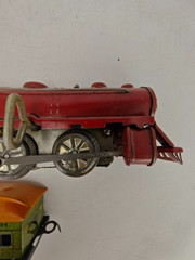Joy Line Prewar Mechanical Clockwork Train O Gauge Tinplate Box Tested READ