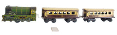 1940’s British Wells/Mettoy Tin Lithographed “George the 5th” Train set