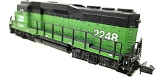N ATLAS-KATO 4702 EMD GP-30 Burlington Northern Loco #2248 (Tested) Rapido cplrs