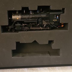 Bachman HO #11412 Baldwin 2-8-0 Steam Locomotive B&O car #2788 DC Analog