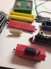 Marx Battery Operated Valley Express HO Train with track Tested