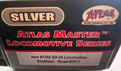 Atlas Master Silver Locomotive SD-24 SOUTHERN Item 7544 Road Number 2517