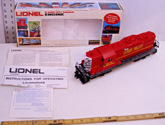 LIONEL LeHIGH VALLEY GP-9 DIESEL LOCOMOTIVE 4-0-4 O SCALE 1978 6-8775 BOXED