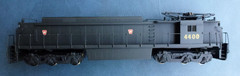 VINTAGE ALCO MODELS E-102 BRASS HO GAUGE GENERAL ELECTRIC E-33 PRR Painted