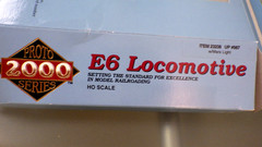 HO-Proto 2000 E6A POWERED Locomotive & Unpowered E6B in Box UP #987 * Runs Slow