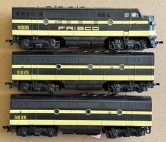KATO HO F3-ABB EMD 5000 5025 & 5026 ALL POWERED UNITS