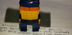 AS IS DAMAGED SHELL ONLY PART # 34000 ATHEARN BLUE BOX GE-U-28 -30