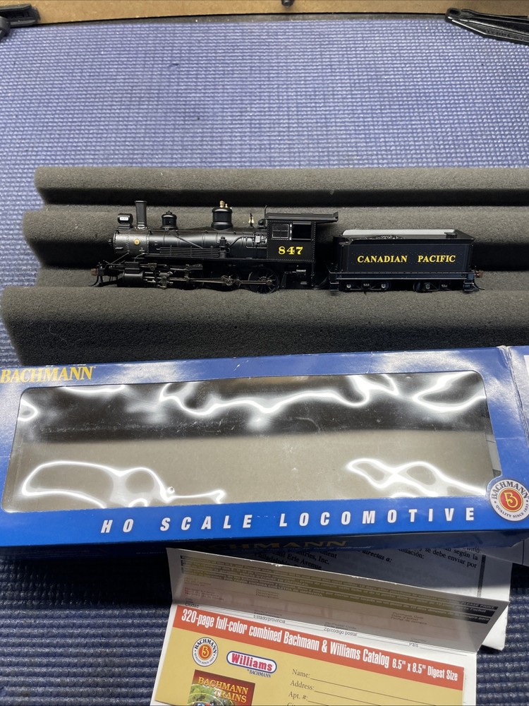 BACHMANN 52203 HO SCALE 4-6-0 CANADIAN PACIFIC 847 DC, DCC READY LOCOMOTIVE