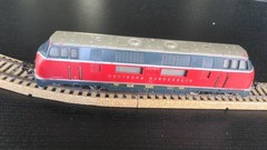 Märklin HO Diesel Locomotive V 200 008 Deutsche Bundesbahn Red Black 3021 60’s