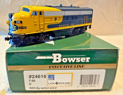 Bowser Executive HO Santa Fe F9A with DCC & Sound