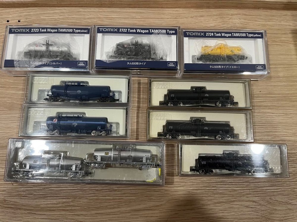 NGauge Freight Cars Various Set 10-Car Set Some Unused KATO el Railroad Freight