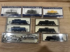 NGauge Freight Cars Various Set 10-Car Set Some Unused KATO el Railroad Freight