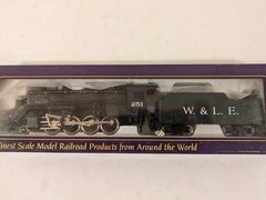 HO 2-8-0 w/ Tender Consolidation W&LE Wheeling & Lake Erie DC NIB NOS # M9555