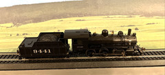 Bachmann HO Alco 2-6-0 Mogul A.T. & S.F. Steam Locomotive w/Sound & DCC #9441