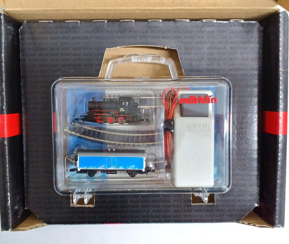 Marklin 81520 Mini Club BR89 Steam Loco Z Scale Starter Set 9V Controller Box DB