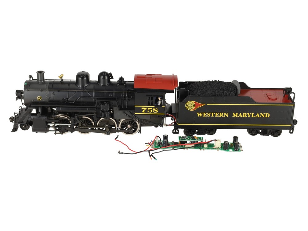 Weaver 1804S O WM Baldwin 2-8-0 Consolidation Steam Locomotive #758 (2-Rail) EX