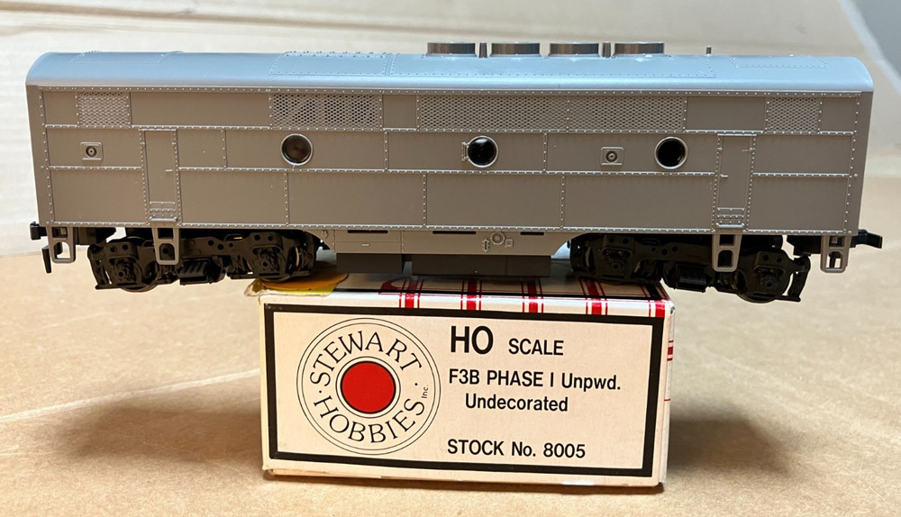 NEW HO STEWART / KATO UNDECORATED F3B DUMMY
