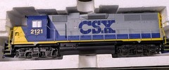 Atlas Master Locomotive Series GP-38 #8968 CSX #2121 EMD Diesel New Open Box