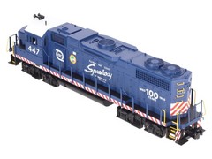 MTH 20-2253-1 Florida East Coast GP38-2 Diesel Engine w/PS 2.0 #447 LN/Box