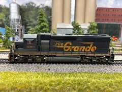 HO Scaletrains DRGW GP40 #3089 DCC/LokSound 5 Custom Weathered