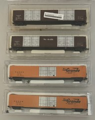 Huge N Scale Lot | D&RGW | 52 Freight Cars + 4 Locomotives | Rio Grande